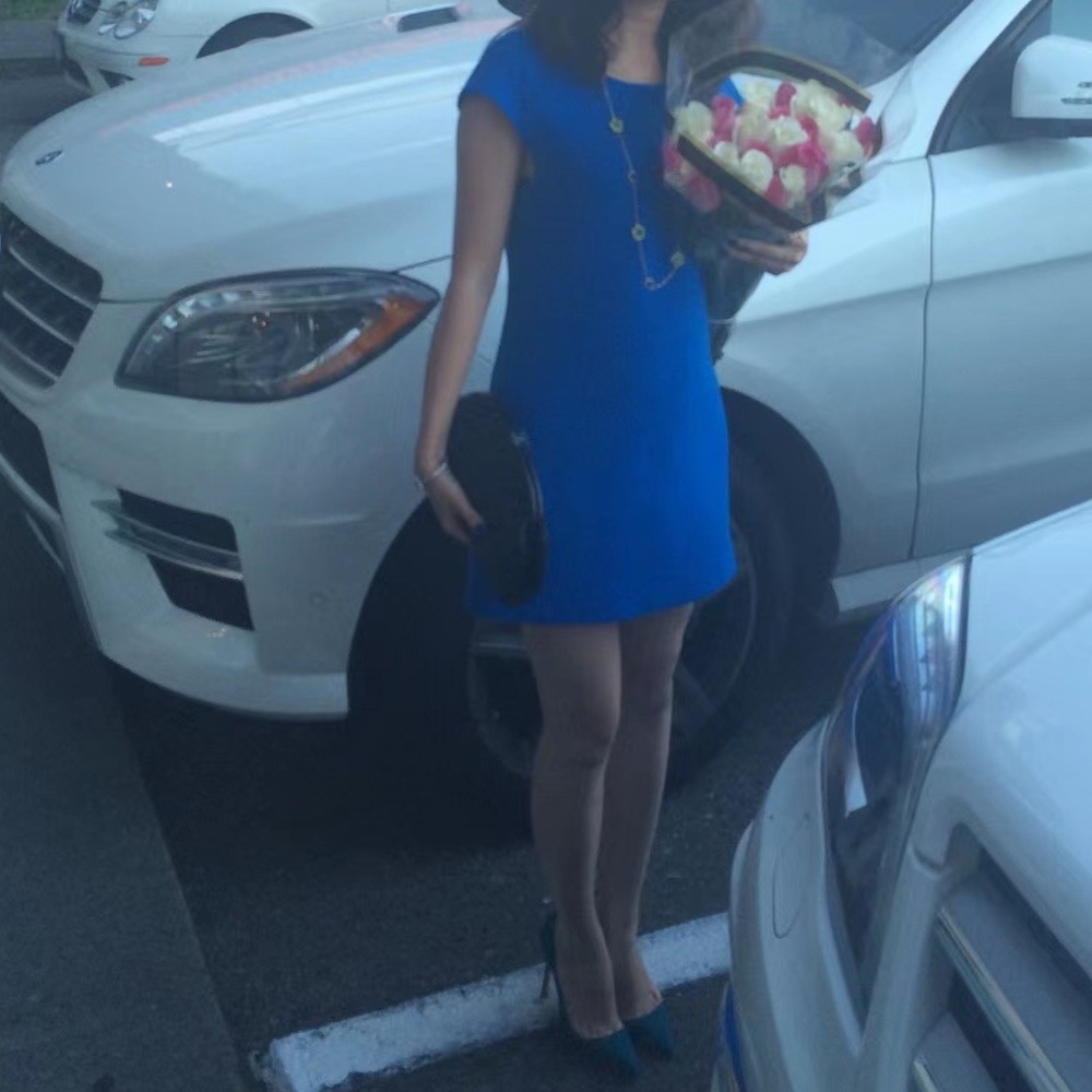 Blue dress